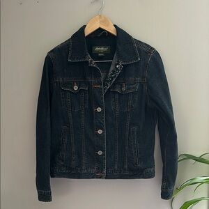 EUC Vintage Eddie Bauer denim Jean jacket sz S/M